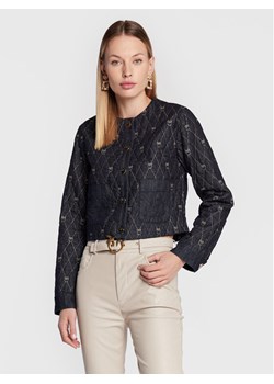Pinko Kurtka jeansowa Inspirata 1 1J1115 A0A4 Granatowy Boxy Fit ze sklepu MODIVO w kategorii Kurtki damskie - zdjęcie 181138538