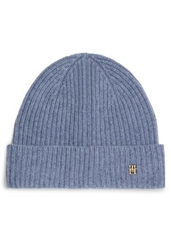 Tommy Hilfiger Czapka AW0AW16623 Niebieski ze sklepu MODIVO w kategorii Czapki zimowe damskie - zdjęcie 181138575