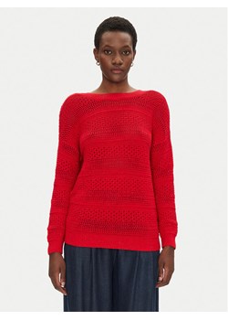 Morgan Sweter 251-MLOVE M Czerwony Regular Fit ze sklepu MODIVO w kategorii Swetry damskie - zdjęcie 181138596