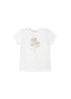 Mayoral T-Shirt 174 Écru Regular Fit ze sklepu MODIVO w kategorii Bluzki dziewczęce - zdjęcie 181138619