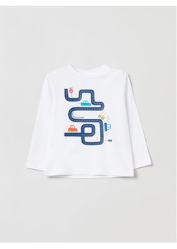 OVS Bluzka 1827299 Écru Regular Fit ze sklepu MODIVO w kategorii T-shirty chłopięce - zdjęcie 181138629