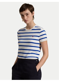 Polo Ralph Lauren Sweter 211891886006 Biały Relaxed Fit ze sklepu MODIVO w kategorii Swetry damskie - zdjęcie 181138656