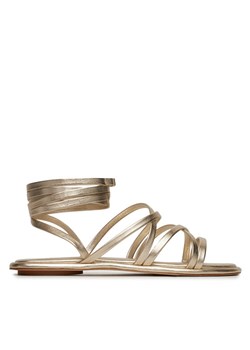 Weekend Max Mara Sandały 2515521095600 Złoty ze sklepu MODIVO w kategorii Sandały damskie - zdjęcie 181138675