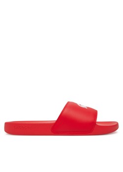 Lacoste Klapki Serve Sliders 7-49CMA0041 Czerwony - id: 0000305181756 - marki Lacoste - 181138678 Lacoste Klapki Serve Sliders 7-49CMA0041 Czerwony ze sklepu MODIVO w kategorii Klapki męskie - zdjęcie 181138678