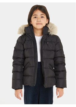 Tommy Hilfiger Kurtka puchowa Essential KG0KG07399 S Czarny Regular Fit ze sklepu MODIVO w kategorii Kurtki dziewczęce - zdjęcie 181138709