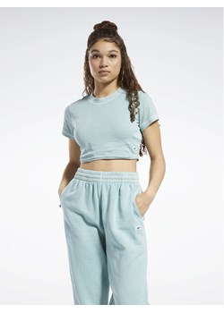 Reebok T-Shirt Classics Natural Dye Cropped Fitted T-Shirt HK4968 Szary ze sklepu MODIVO w kategorii Bluzki damskie - zdjęcie 181138727