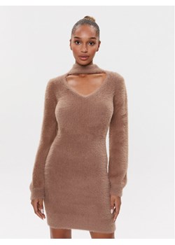 Guess Sukienka dzianinowa W3BK0Z Z3BS0 Kolorowy Slim Fit ze sklepu MODIVO w kategorii Sukienki - zdjęcie 181138768