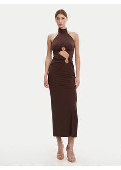 BARDOT Sukienka wieczorowa 59824DB Brązowy Slim Fit ze sklepu MODIVO w kategorii Sukienki - zdjęcie 181138796