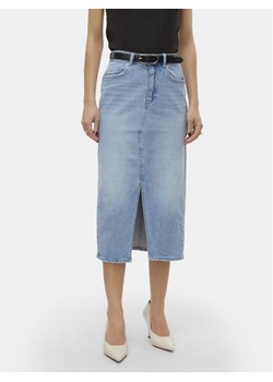 Vero Moda Spódnica jeansowa Veri 10295731 Niebieski Regular Fit ze sklepu MODIVO w kategorii Spódnice - zdjęcie 181138806