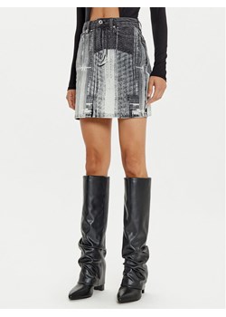 Karl Lagerfeld Jeans Spódnica jeansowa 246J1203 Szary Regular Fit ze sklepu MODIVO w kategorii Spódnice - zdjęcie 181138819