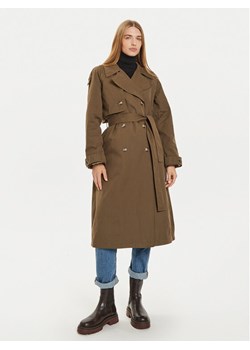 Pepe Jeans Trencz Bianca PL402446 Zielony Regular Fit ze sklepu MODIVO w kategorii Płaszcze damskie - zdjęcie 181138959
