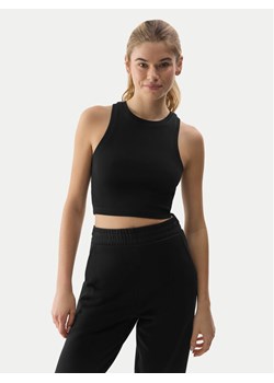 4F Top 4FWSS24TSLEF066 Czarny Slim Fit ze sklepu MODIVO w kategorii Bluzki damskie - zdjęcie 181139038