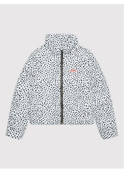 Vans Kurtka zimowa Foundry Puffer VN0A7YVR Biały Regular Fit ze sklepu MODIVO w kategorii Kurtki dziewczęce - zdjęcie 181139048