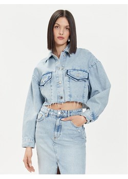 United Colors Of Benetton Kurtka jeansowa 26JTDN05M Niebieski Regular Fit ze sklepu MODIVO w kategorii Kurtki damskie - zdjęcie 181139056