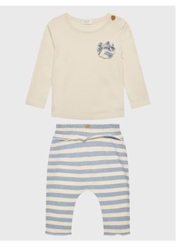United Colors Of Benetton Komplet bluzka i spodnie 3POMAK002 Kolorowy Regular Fit ze sklepu MODIVO w kategorii Komplety niemowlęce - zdjęcie 181139059