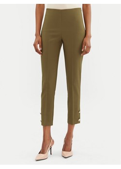 Rinascimento Spodnie materiałowe CFC0122858003 Khaki Regular Fit ze sklepu MODIVO w kategorii Spodnie damskie - zdjęcie 181139078
