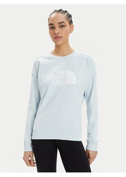 The North Face Bluza Drew Peak Crew NF0A3S4G Błękitny Regular Fit ze sklepu MODIVO w kategorii Bluzy damskie - zdjęcie 181139176