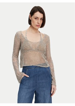 PINKO Sweter Denali 104749 A2FB Szary Regular Fit ze sklepu MODIVO w kategorii Swetry damskie - zdjęcie 181139297
