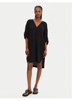 Seafolly Sukienka plażowa Essential 54020-CU Czarny Relaxed Fit ze sklepu MODIVO w kategorii Odzież plażowa - zdjęcie 181139299