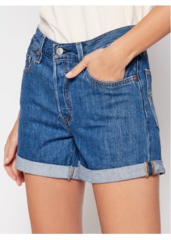 Levi's® Szorty jeansowe 501® Flat Finish 29961-0021 Granatowy Regular Fit ze sklepu MODIVO w kategorii Szorty - zdjęcie 181139416