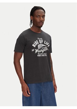 Wrangler T-Shirt Americana 112362790 Czarny Regular Fit ze sklepu MODIVO w kategorii T-shirty męskie - zdjęcie 181139468