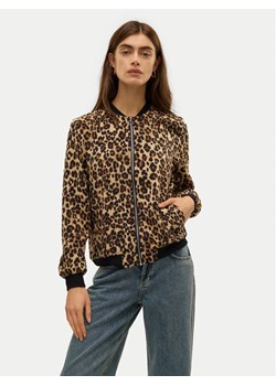 Vero Moda Kurtka bomber Coco 10250707 Brązowy Regular Fit ze sklepu MODIVO w kategorii Kurtki damskie - zdjęcie 181139518