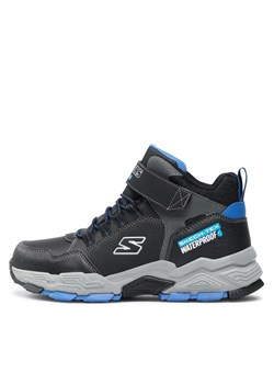 Skechers Sneakersy Drollix Venture Rush 406418L/BKRY Czarny ze sklepu MODIVO w kategorii Buty zimowe dziecięce - zdjęcie 181139618