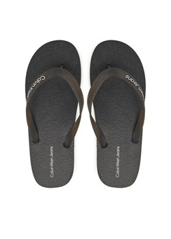 Calvin Klein Jeans Japonki Thong+ Tpu YM0YM01265 Czarny ze sklepu MODIVO w kategorii Klapki męskie - zdjęcie 181139735
