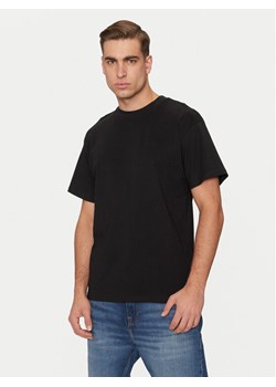 SCHOTT N.Y.C. T-Shirt TSCLIFF1 Czarny Regular Fit ze sklepu MODIVO w kategorii T-shirty męskie - zdjęcie 181140019