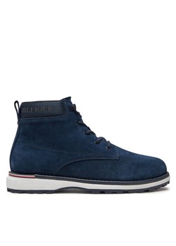 Tommy Hilfiger Trzewiki Corporate FM0FM05147 Granatowy - id: 0000304441561 - marki Tommy Hilfiger - 181140098 Tommy Hilfiger Trzewiki Corporate FM0FM05147 Granatowy ze sklepu MODIVO w kategorii Buty zimowe męskie - zdjęcie 181140098