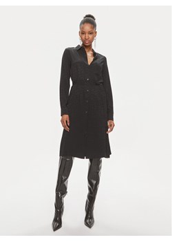 Pinko Sukienka koszulowa Alicia 100126 A01P Czarny Regular Fit ze sklepu MODIVO w kategorii Sukienki - zdjęcie 181140125