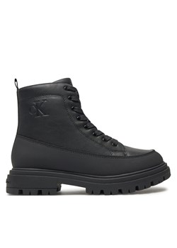Calvin Klein Jeans Trapery V3X5-81093-1355 S Czarny ze sklepu MODIVO w kategorii Buty zimowe dziecięce - zdjęcie 181140236
