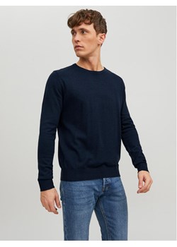 Jack&Jones Sweter Emil 12208364 Granatowy Regular Fit ze sklepu MODIVO w kategorii Swetry męskie - zdjęcie 181140395