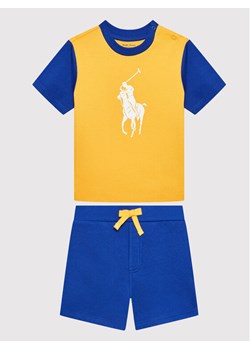 Polo Ralph Lauren Komplet t-shirt i szorty sportowe 320870789001 Kolorowy Regular Fit ze sklepu MODIVO w kategorii Komplety niemowlęce - zdjęcie 181140525