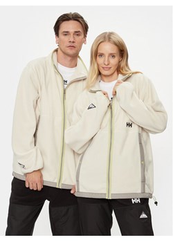 Helly Hansen Polar Unisex Yu Fleece 54018 Écru Relaxed Fit ze sklepu MODIVO w kategorii Bluzy damskie - zdjęcie 181140545
