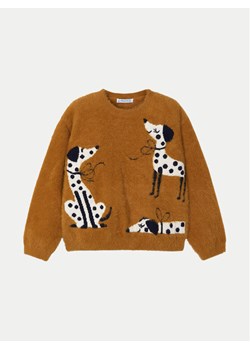 Mayoral Sweter 4356 Brązowy Regular Fit ze sklepu MODIVO w kategorii Swetry dziewczęce - zdjęcie 181140558