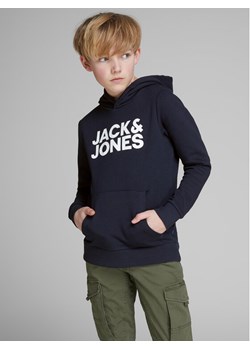 Jack&Jones Junior Bluza 12152841 Granatowy Regular Fit ze sklepu MODIVO w kategorii Bluzy chłopięce - zdjęcie 181140566