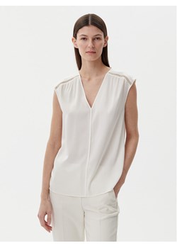 BOSS Bluzka Binadi 50540616 Biały Relaxed Fit ze sklepu MODIVO w kategorii Bluzki damskie - zdjęcie 181140699