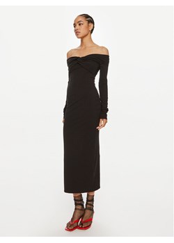 ROTATE Sukienka koktajlowa Pippi 113026100 Czarny Slim Fit ze sklepu MODIVO w kategorii Sukienki - zdjęcie 181140768