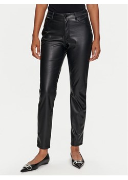 JDY Spodnie z imitacji skóry Soey 15328299 Czarny Skinny Fit ze sklepu MODIVO w kategorii Spodnie damskie - zdjęcie 181140819