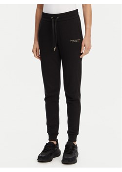 Armani Exchange Spodnie dresowe 8NYPBA YJE5Z 52AK Czarny Regular Fit ze sklepu MODIVO w kategorii Spodnie damskie - zdjęcie 181140975