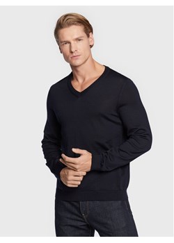Boss Sweter Melba-P 50468261 Granatowy Slim Fit ze sklepu MODIVO w kategorii Swetry męskie - zdjęcie 181140977
