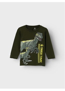 NAME IT Bluzka 13219778 Zielony Regular Fit ze sklepu MODIVO w kategorii T-shirty chłopięce - zdjęcie 181141069