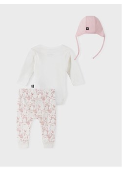 Reima Komplet body i spodnie MOOMIN Dyrbaraste 5200067A Beżowy Regular Fit ze sklepu MODIVO w kategorii Komplety niemowlęce - zdjęcie 181141238