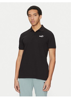 Puma Polo Essentials 682552 Czarny Regular Fit ze sklepu MODIVO w kategorii T-shirty męskie - zdjęcie 181141287