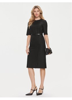 Boss Sukienka dzianinowa Depuro 50506987 Czarny Slim Fit ze sklepu MODIVO w kategorii Sukienki - zdjęcie 181141438