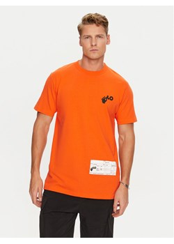 Off-White T-Shirt OMAA027T22JER0012001 Pomarańczowy Regular Fit ze sklepu MODIVO w kategorii T-shirty męskie - zdjęcie 181141447