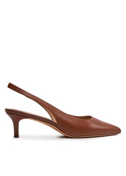 Lauren Ralph Lauren Sandały 802927937002 Brązowy ze sklepu MODIVO w kategorii Czółenka - zdjęcie 181141609