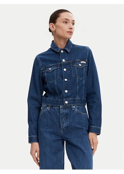 Calvin Klein Jeans Kurtka jeansowa 90's J20J225183 Niebieski Regular Fit ze sklepu MODIVO w kategorii Kurtki damskie - zdjęcie 181141795
