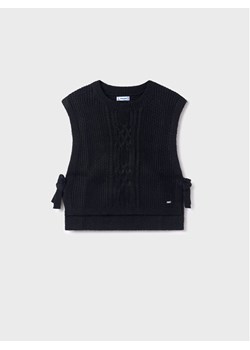Mayoral Sweter 7.314 Czarny Regular Fit - id: 0000303270452 - marki Mayoral - 181141799 Mayoral Sweter 7.314 Czarny Regular Fit ze sklepu MODIVO w kategorii Kamizelki dziewczęce - zdjęcie 181141799